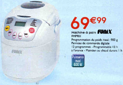 Les magasins Géant vous proposent la funix fmp 901