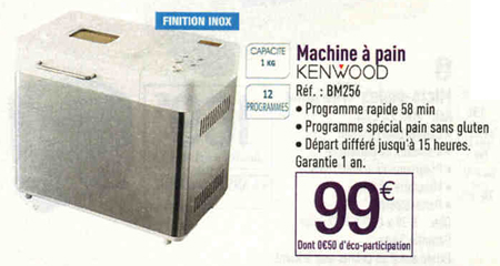Map Kenwood àCarrefour àmoins de 100 euros