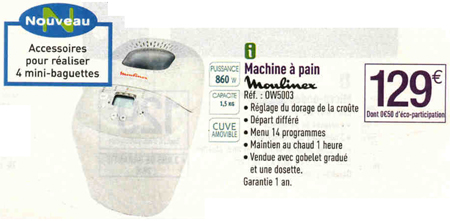 Moulinex OW 5003 à moins de 130 euros