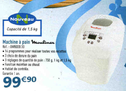 Moulinex OW5000 à moins de 100 euros chez Carrefour